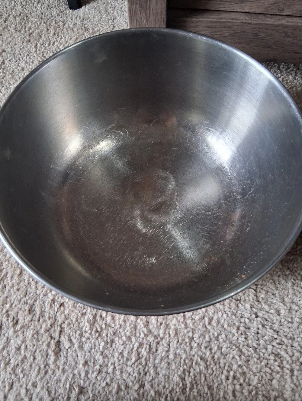 Original Sunbeam Mixmaster Stainless Mixing Bowls 6 1/4 And 9